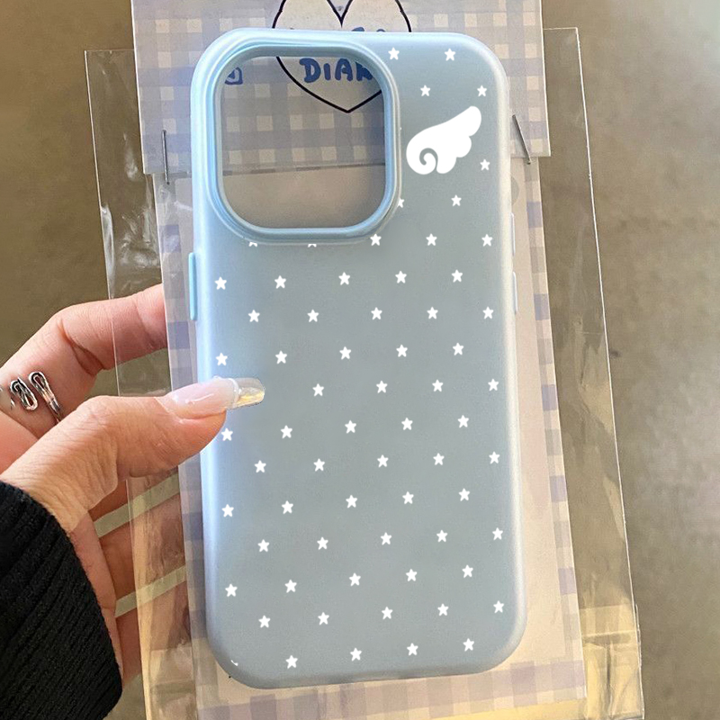 Receipt Printer Thermal - 韓国のかわいい美学スター天使の羽2in1スマホケース Xiaomi Redmi Note 15 14